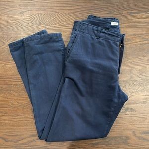 Eidos Navy Blue Cotton Pants 32W